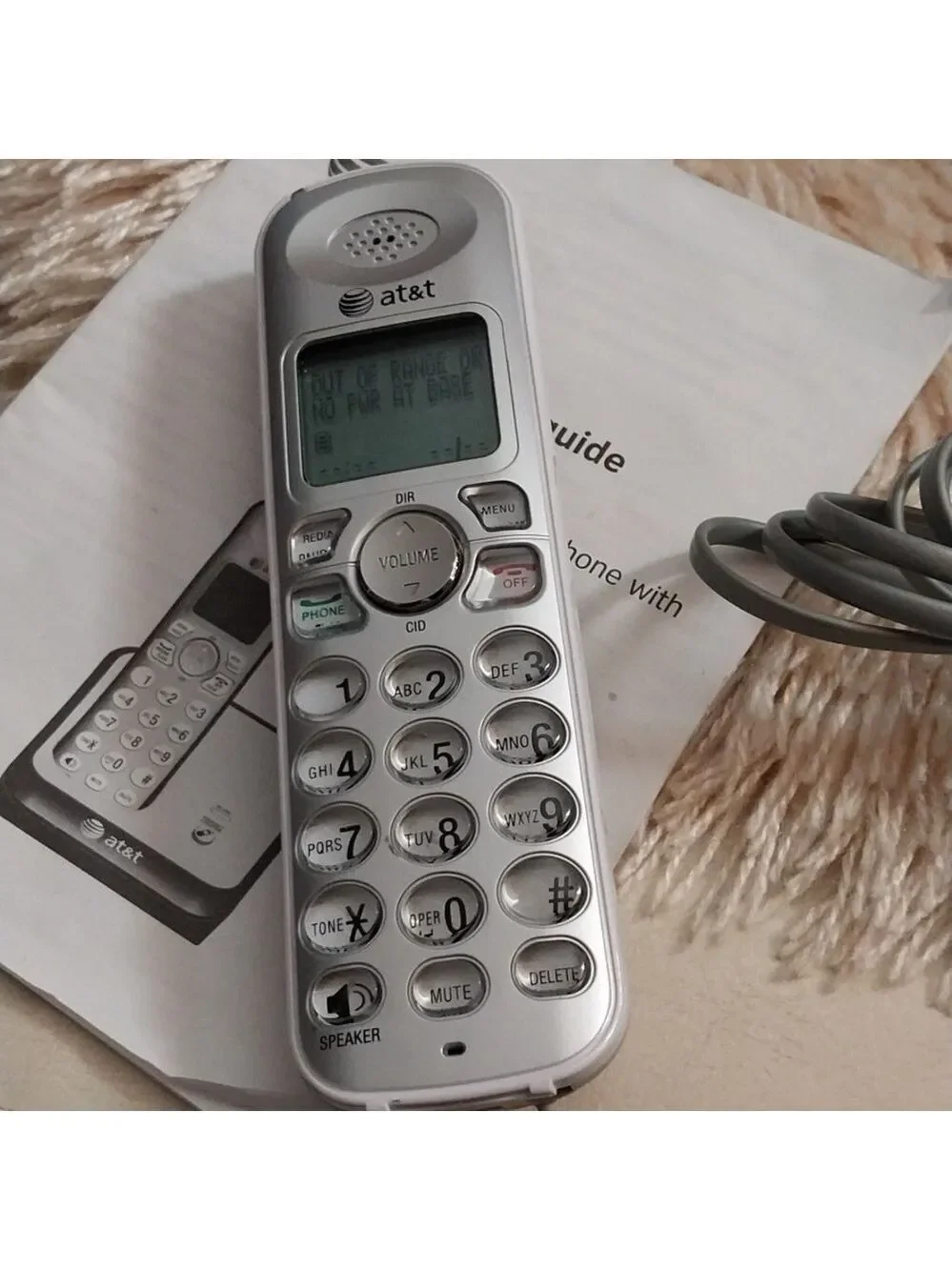 AT&T Cordless Telephone #EL51110 Dect 6.0 Digital5.02 - Picture 5 of 10